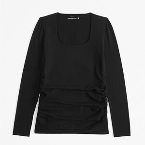 A&F Maternity Black Long Sleeve Top